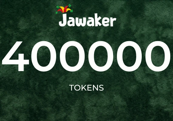 Jawaker - 400000 Token Direct Top-Up - GLOBAL